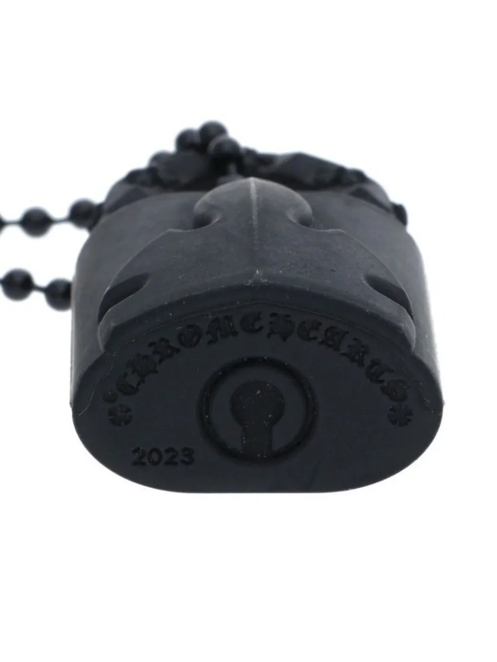 Chrome Hearts Rubber Padlock Flerknee Slcn Silicone Necklace